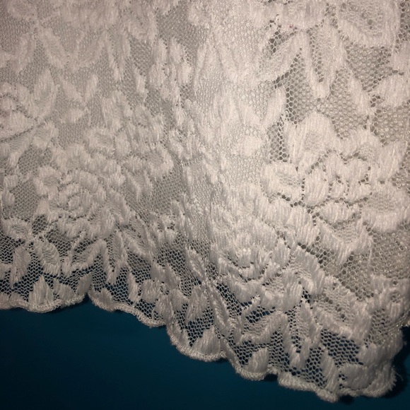 Christopher & Banks White Floral Lace Blouse - Picture 6 of 8